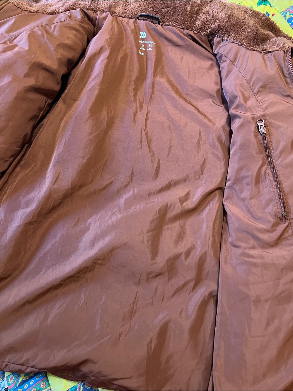 All in motion Rust Puffer Jacket L - Picture 6 of 10